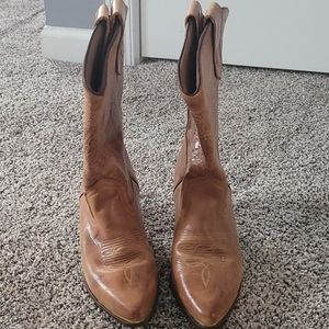 Oak Tree Farms leather cowboy boots size 8.5